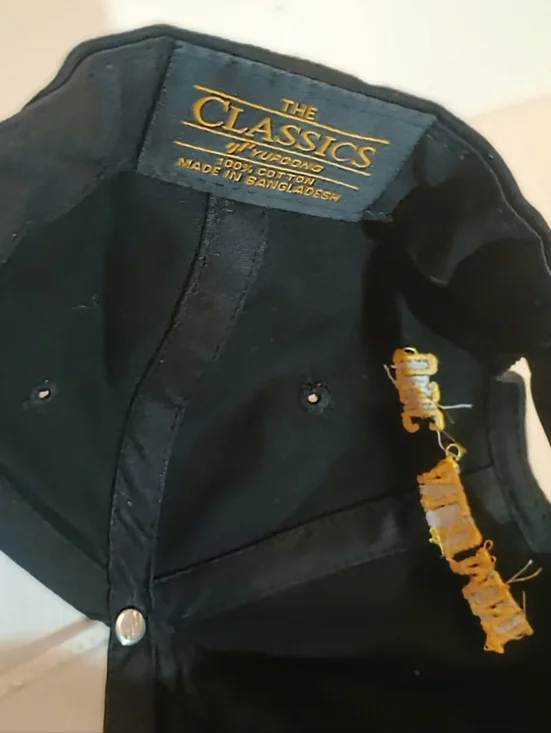 RARE COLLECTIBLE Vintage Y2k 90s Black Snapback Cap with Yellow & Red USC Logo - Picture 4 of 7